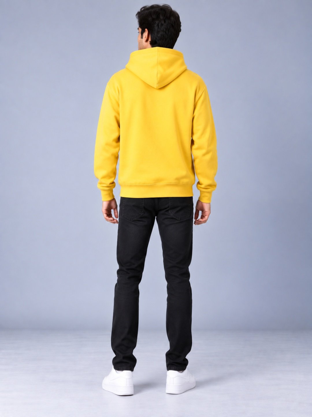 Bombay Sigma Essential Oversized Yellow Hoodie - Image 2
