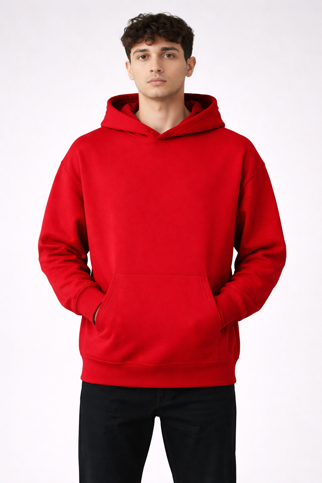 Bombay Sigma Essential Oversized Red Hoodie